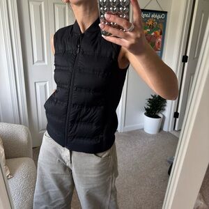 Lululemon Athletica Black Puffer Vest